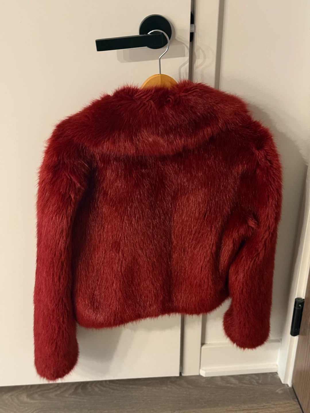 Michael Kors Red Faux Fur Jacket - photo 2
