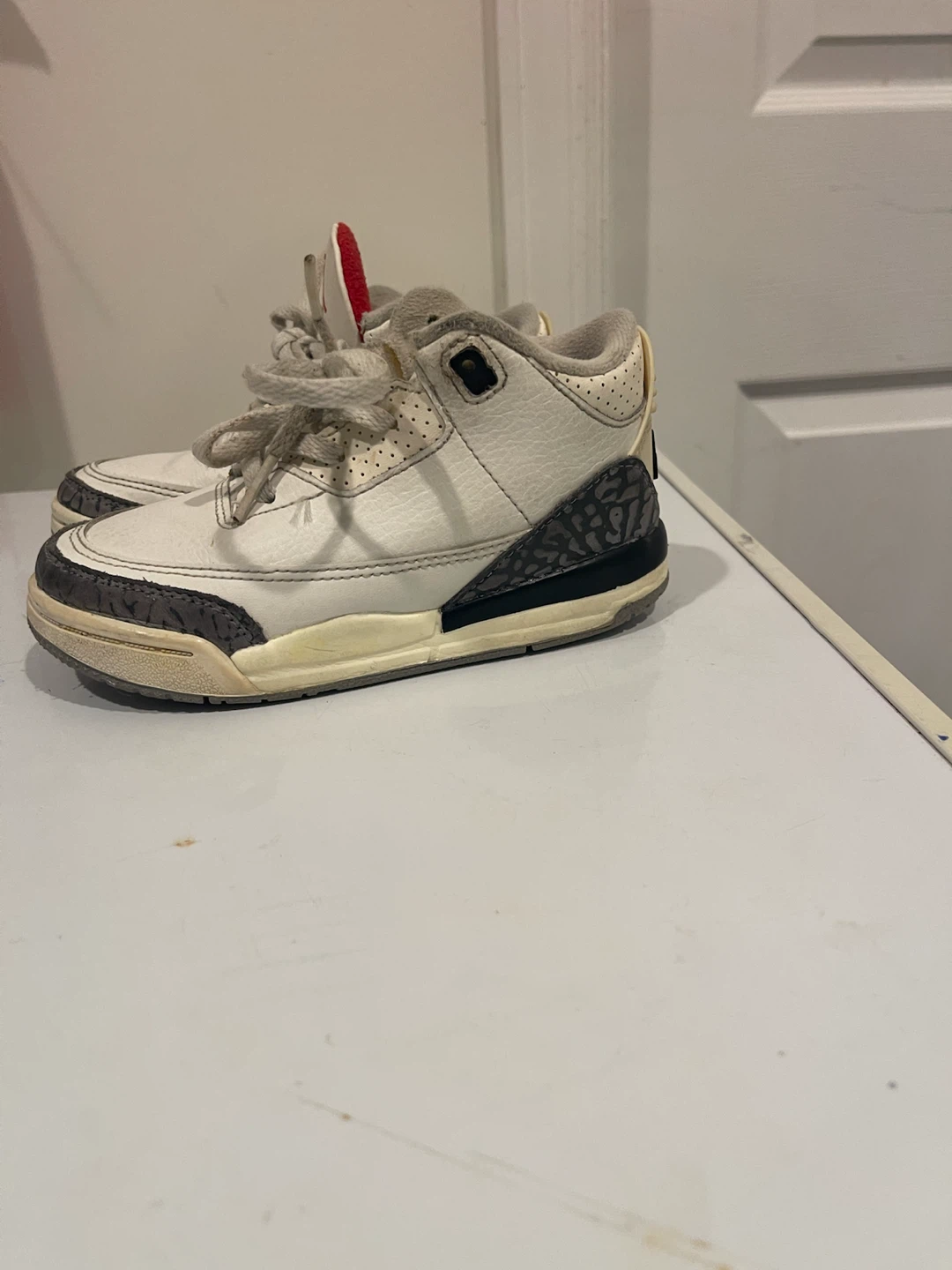 Jordan 3 Retro White Cement Toddler Shoes Size 10C - photo 5