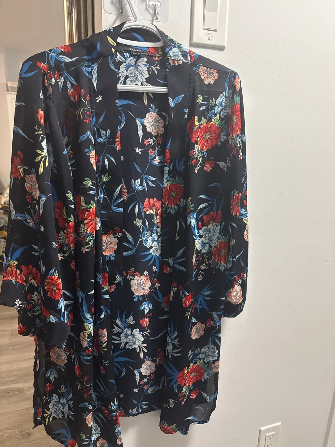 Tahari Floral Kimono Cover-Up