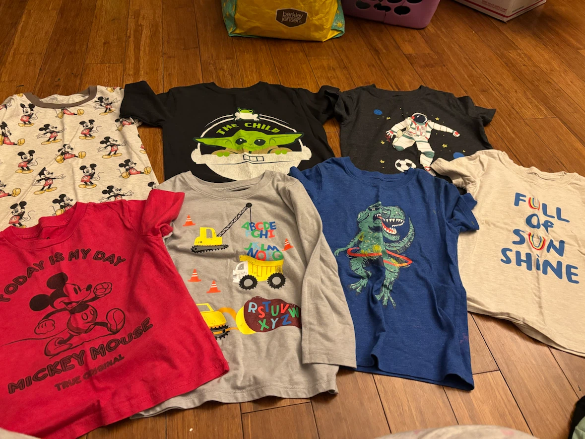 Set of 11 Toddler Boy Graphic T-Shirts