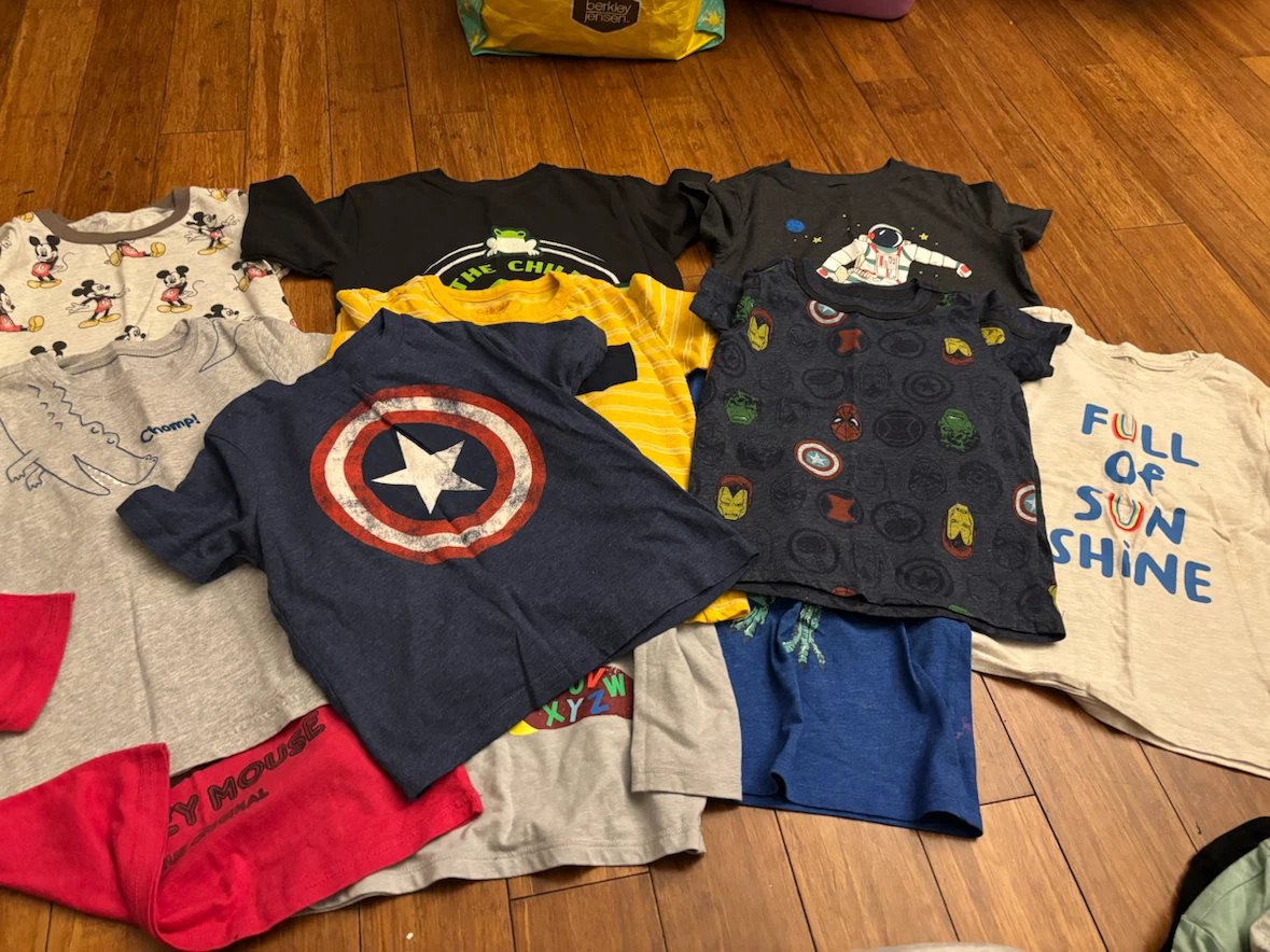 Set of 11 Toddler Boy Graphic T-Shirts - photo 3