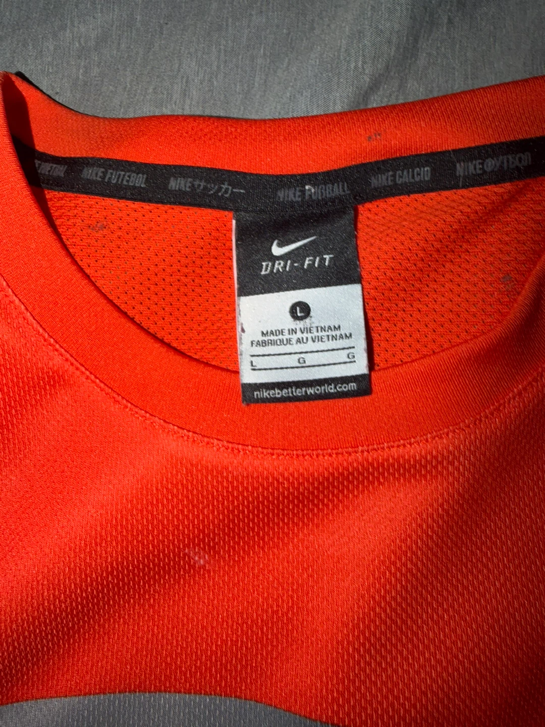 Nike Dri-FIT Orange T-Shirt - photo 2