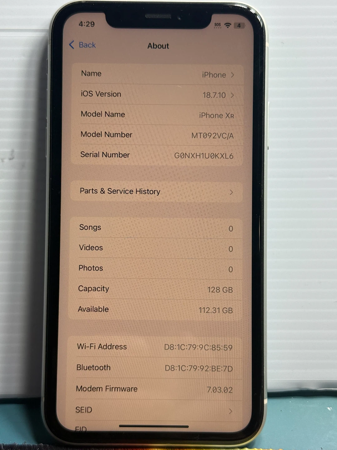 Apple iPhone XR 128GB White - photo 3