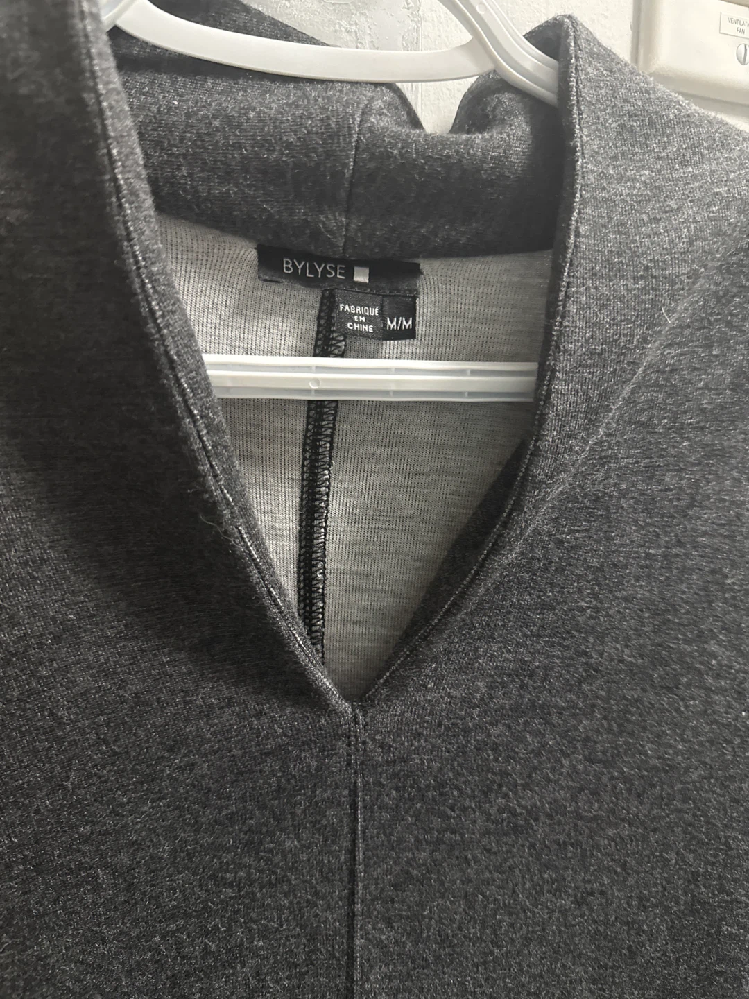 Bylyse Charcoal Grey Long Sleeve Top - photo 2