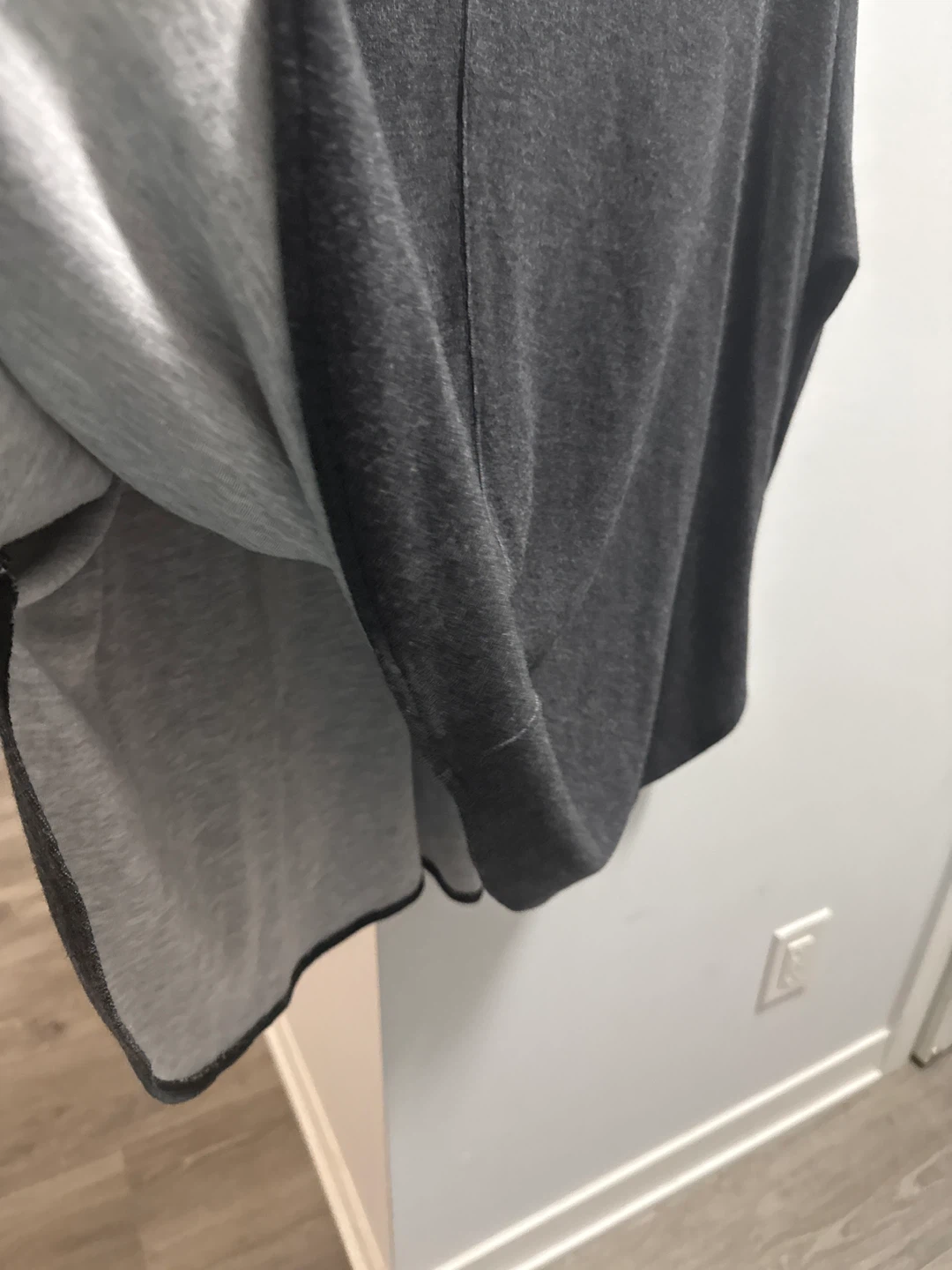 Bylyse Charcoal Grey Long Sleeve Top - photo 3