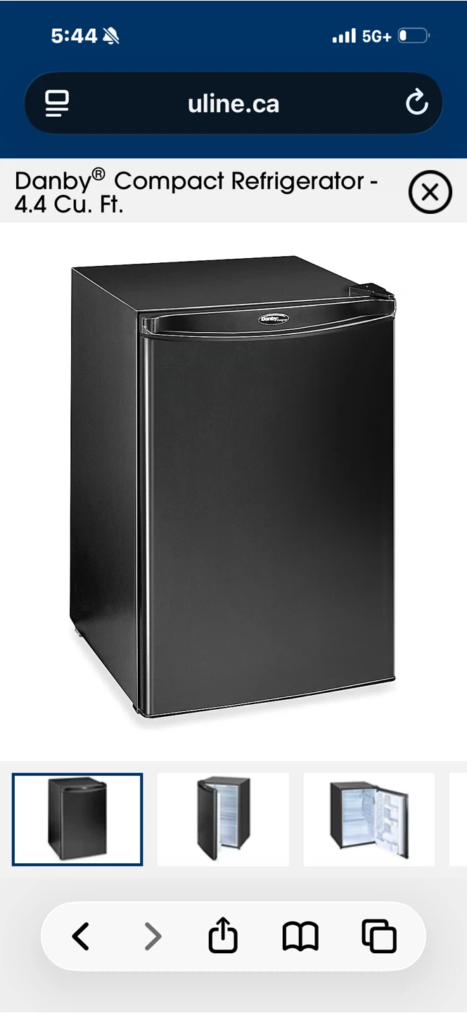 Danby Compact Refrigerator 4.4 Cu. Ft.