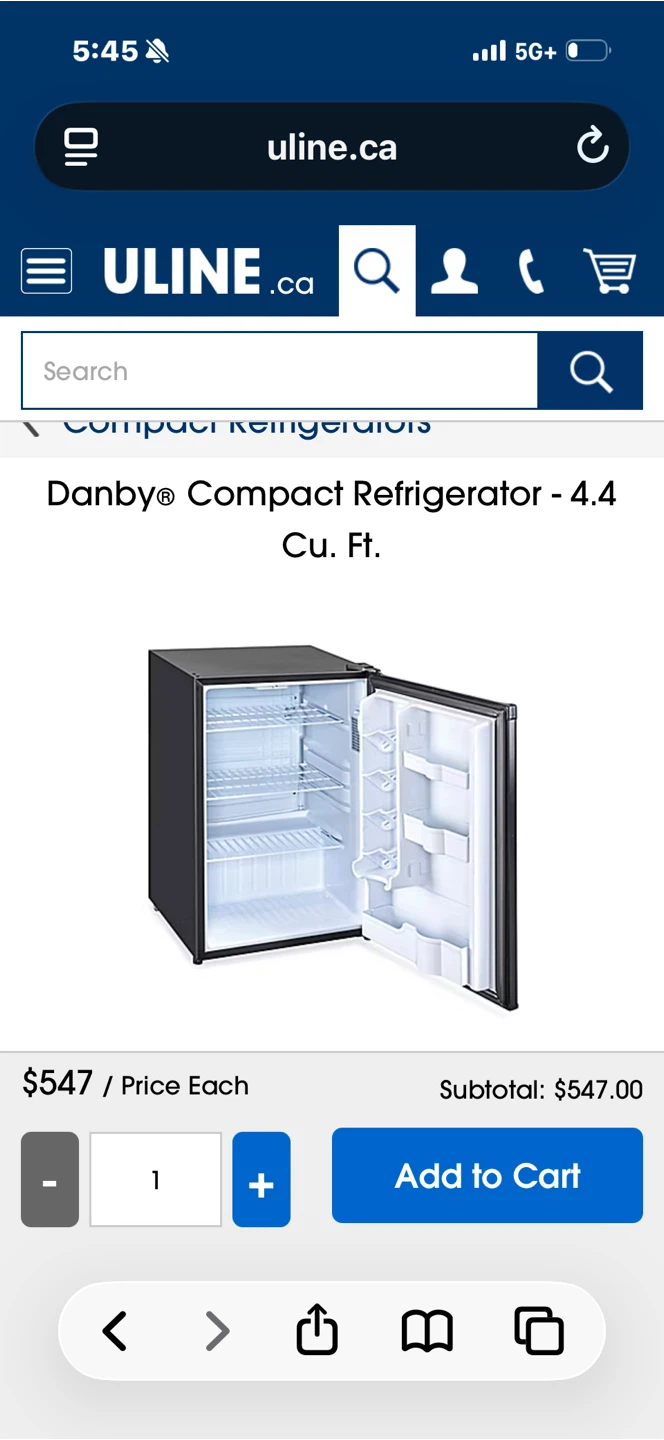 Danby Compact Refrigerator 4.4 Cu. Ft. - photo 2