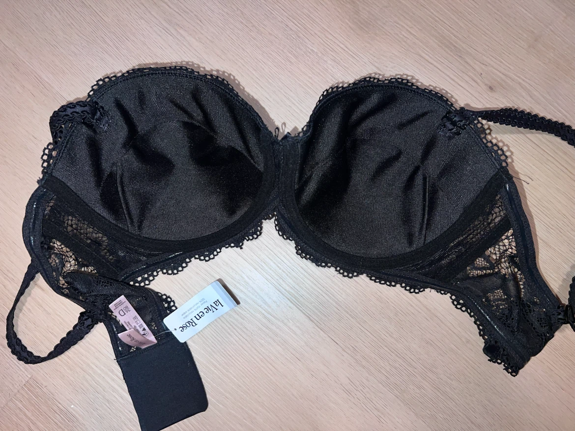 La Vie en Rose Black Bra - photo 2