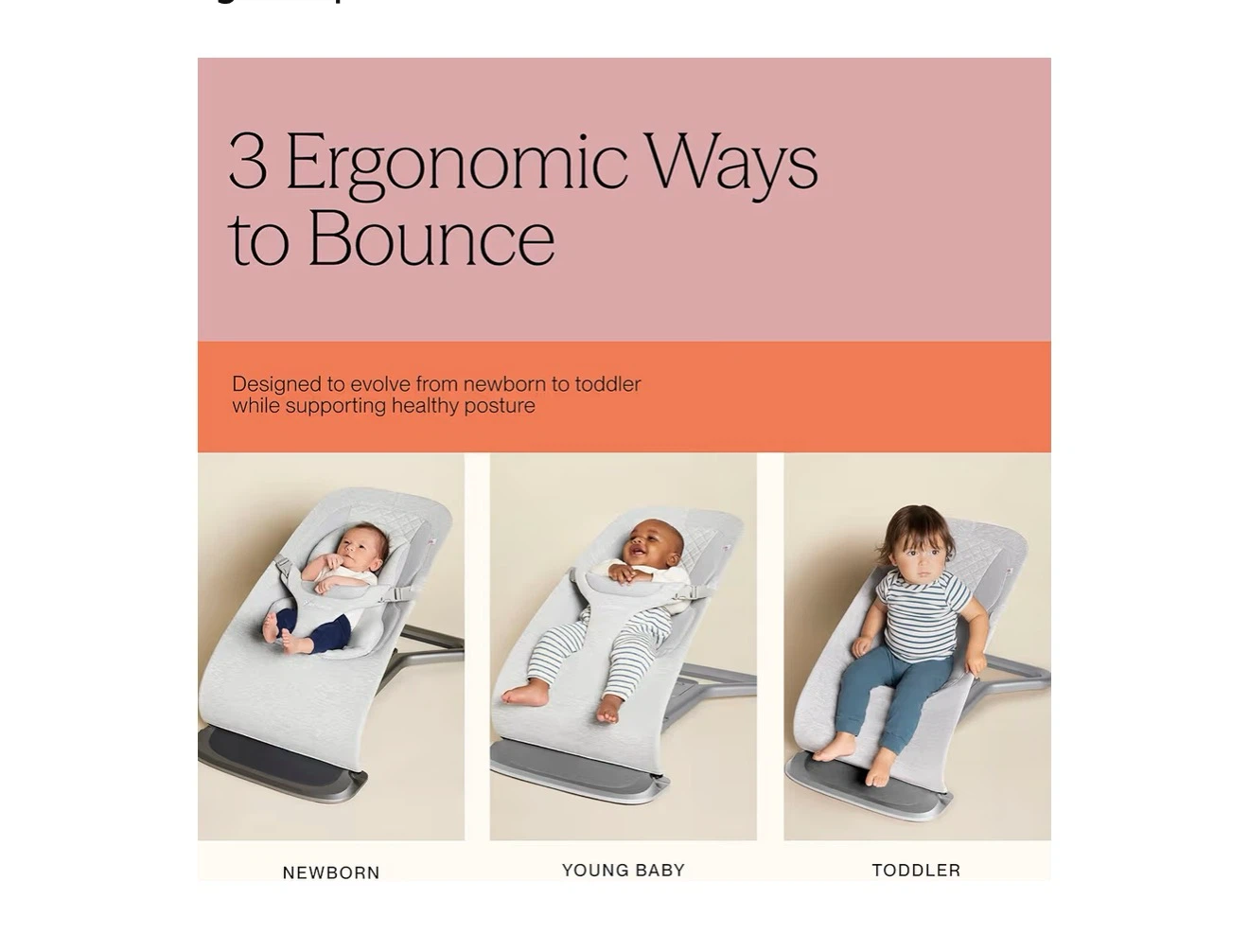 Ergobaby Evolve 3-in-1 Bouncer - photo 3