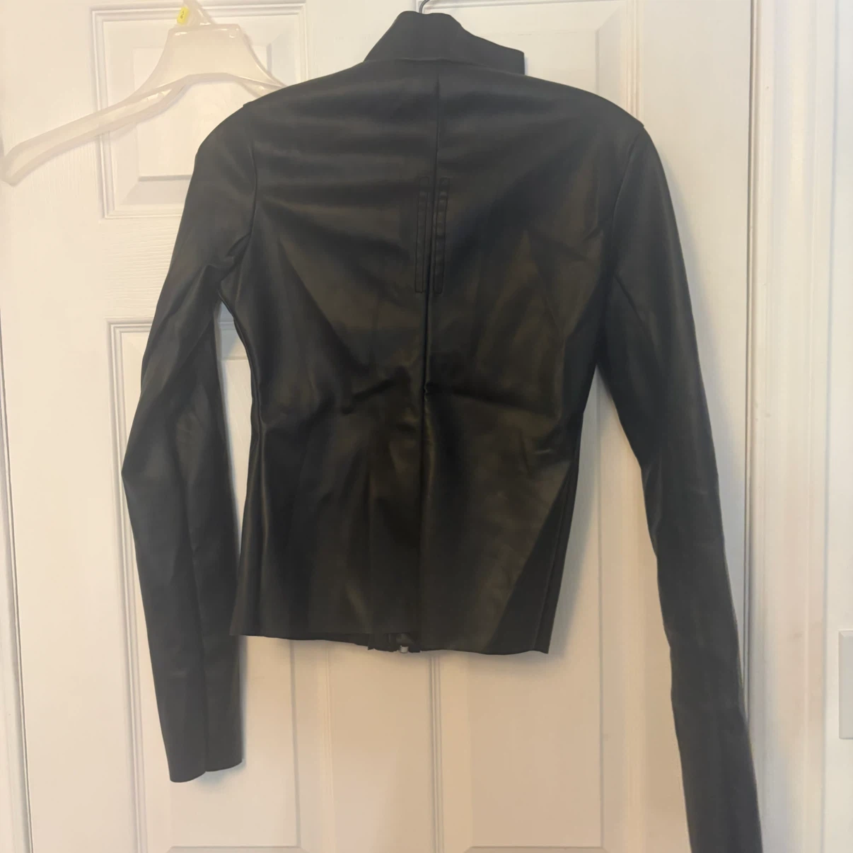 Black Faux Leather Jacket - photo 3