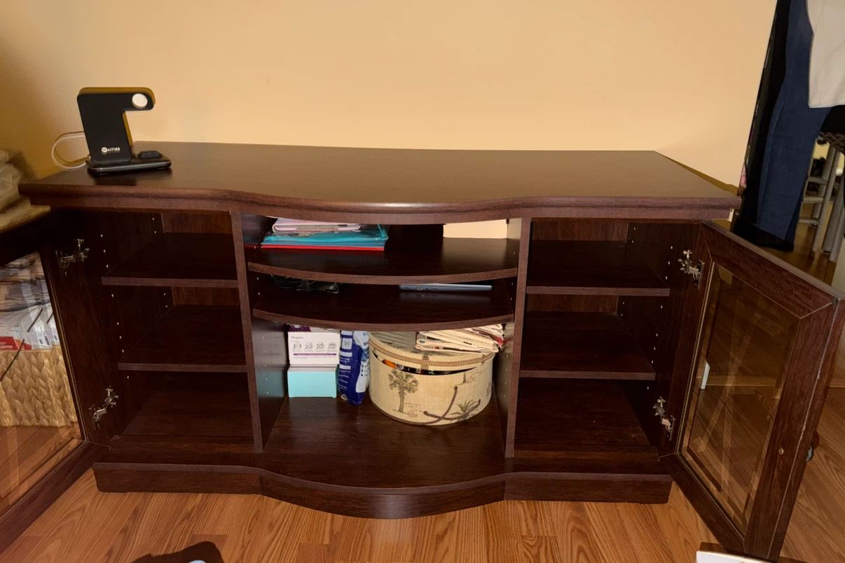 Dark Wood 47”  TV Stand - photo 2