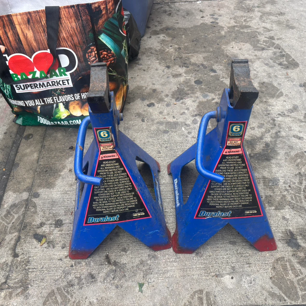 Duralast 6 Ton Jack Stands, Set of 2