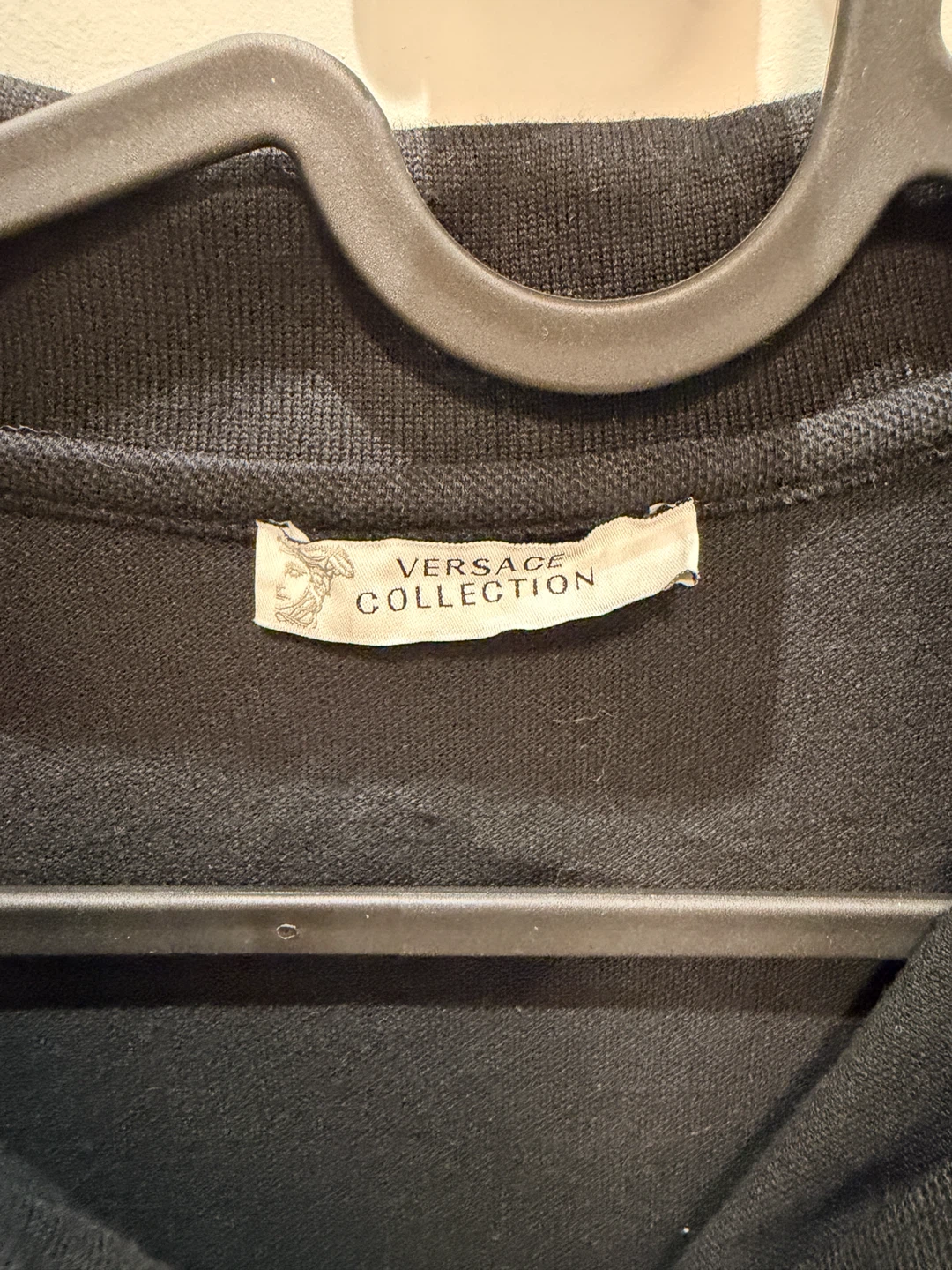 Versace Collection Black Polo Shirt - Small - photo 2