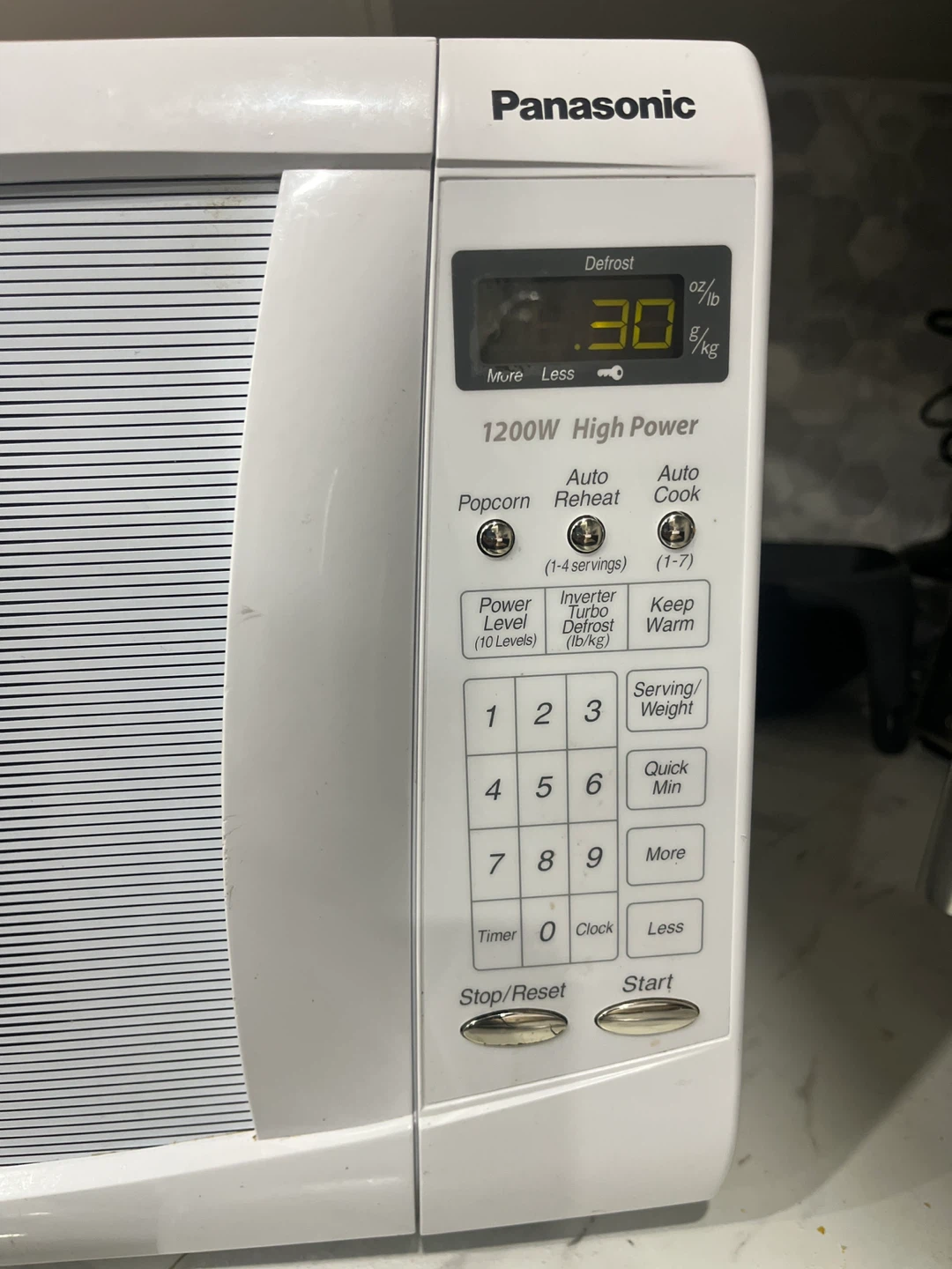 Panasonic 1200W Inverter Microwave - photo 2