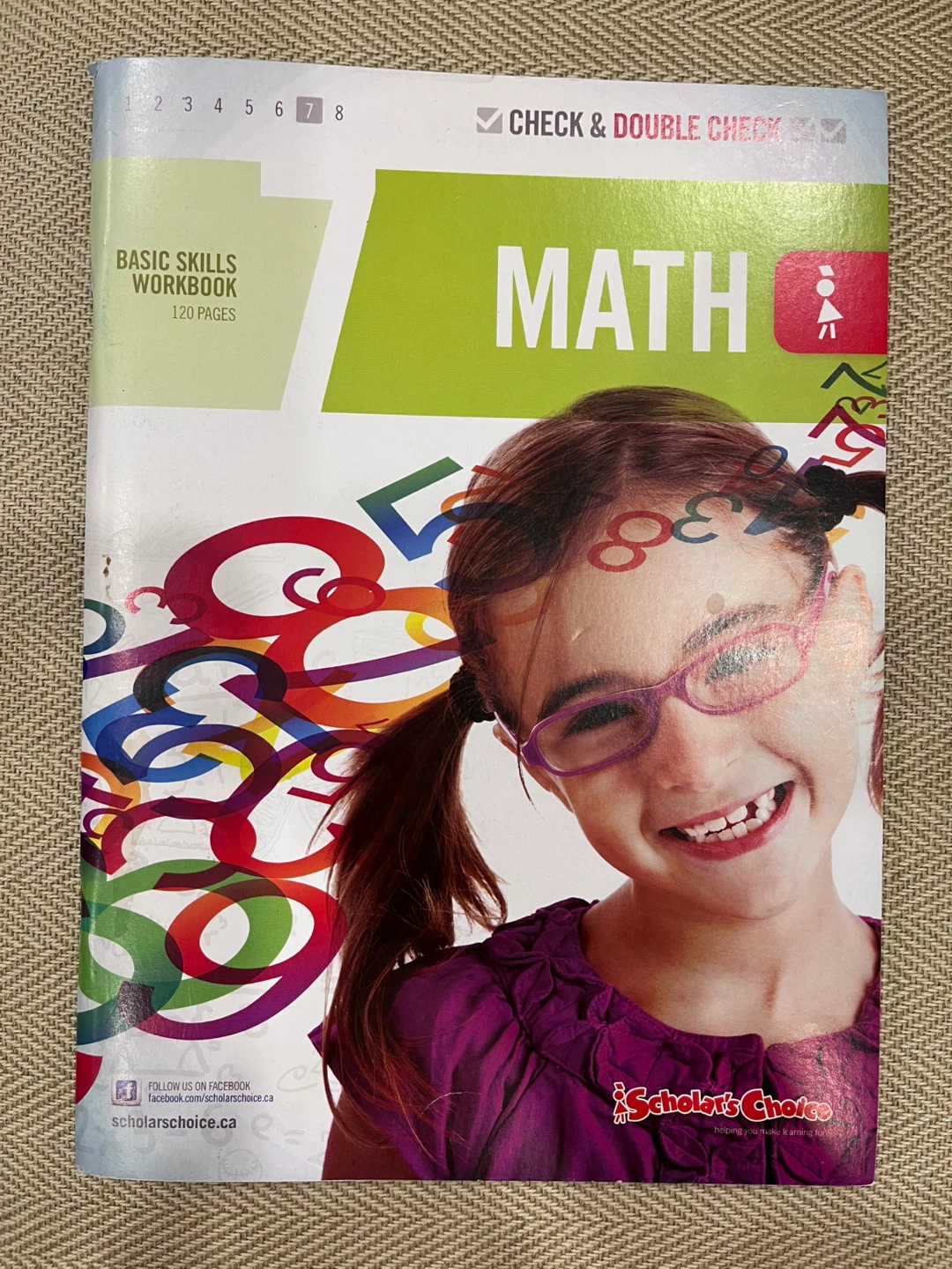 Scholar's Choice Math Workbook Level 7