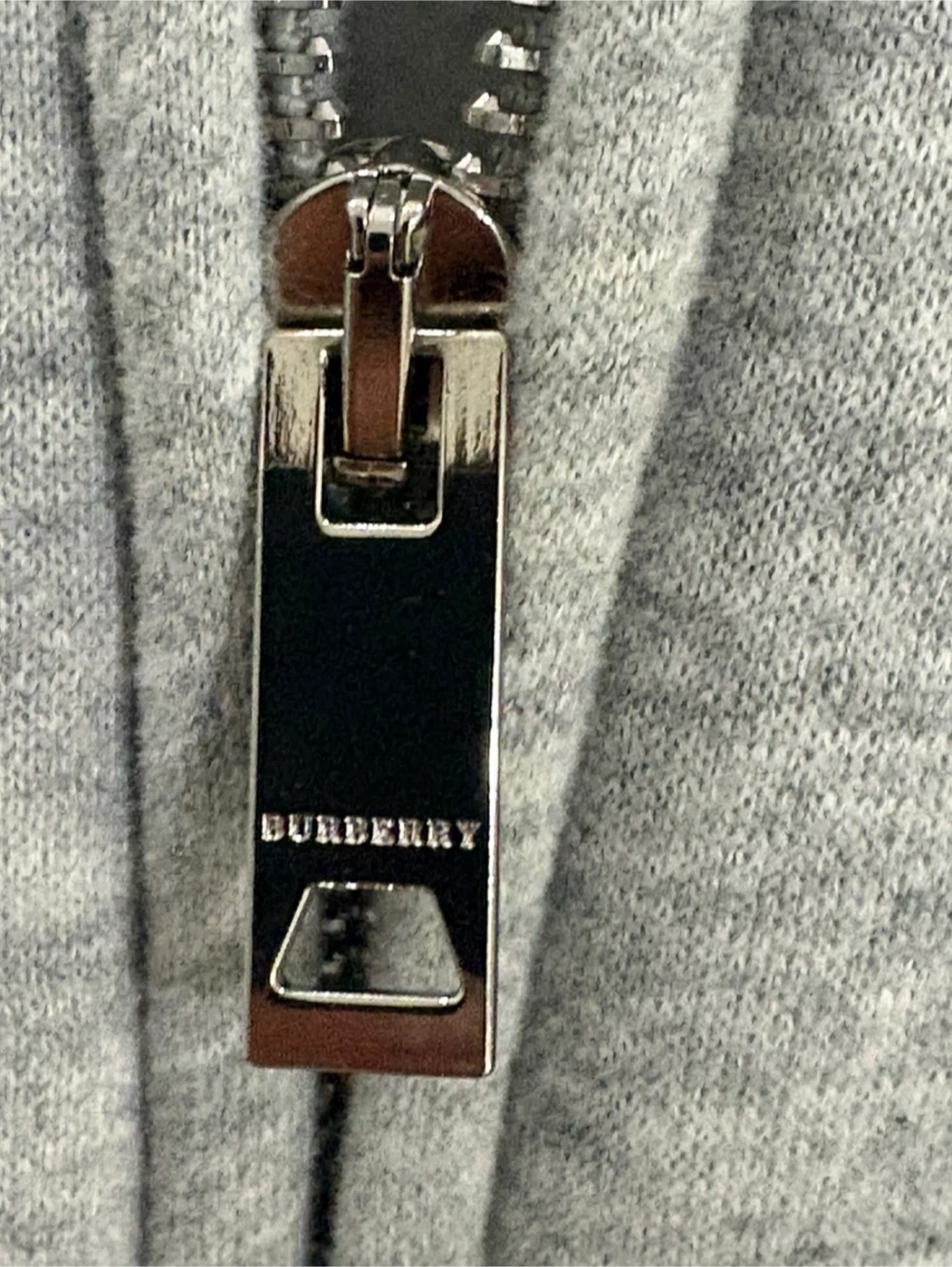 Burberry Grey Zip-Up Hoodie - photo 5
