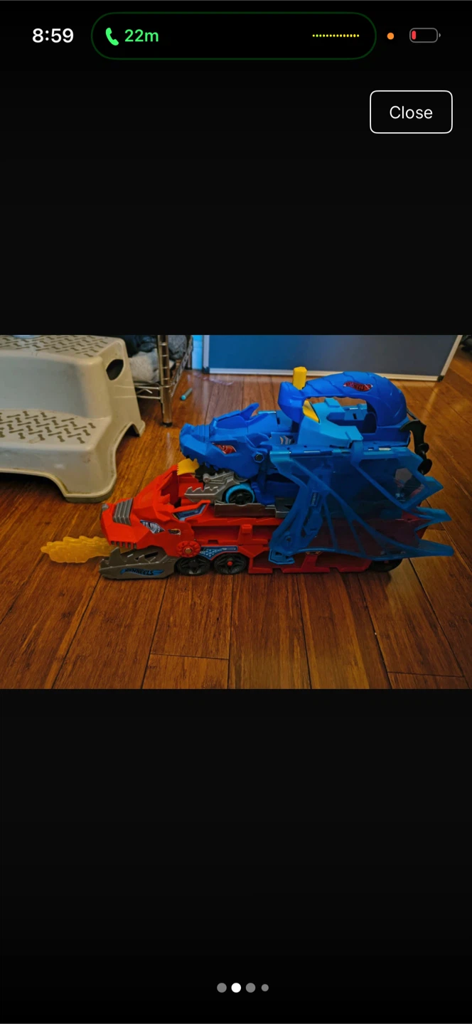 Hot Wheels Dragon Transporter Toy - photo 2