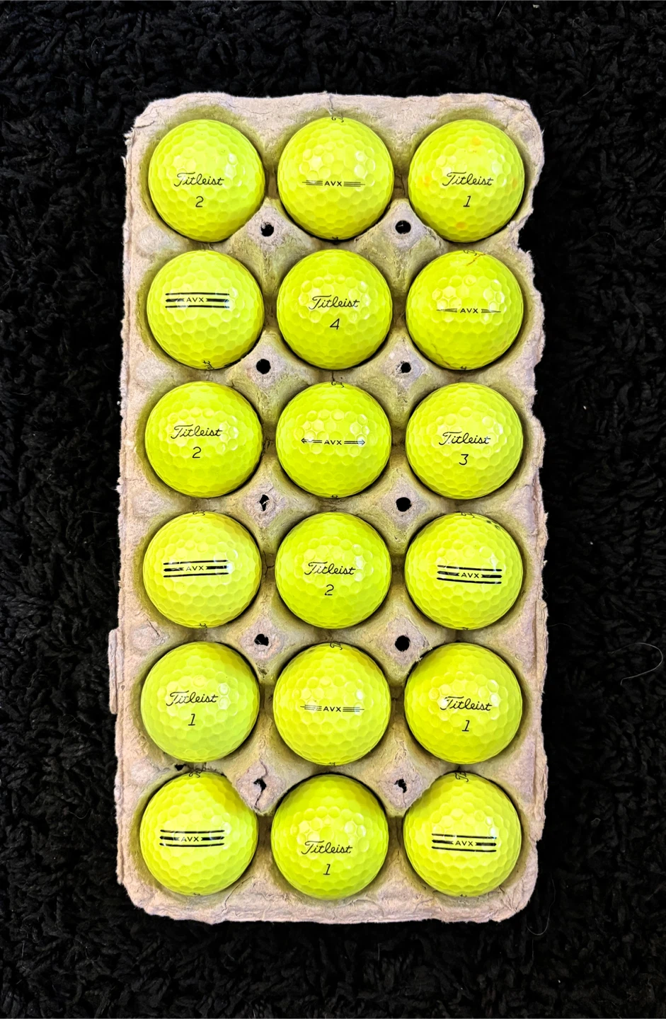 18 Titleist AVX Yellow Golf balls - photo 2