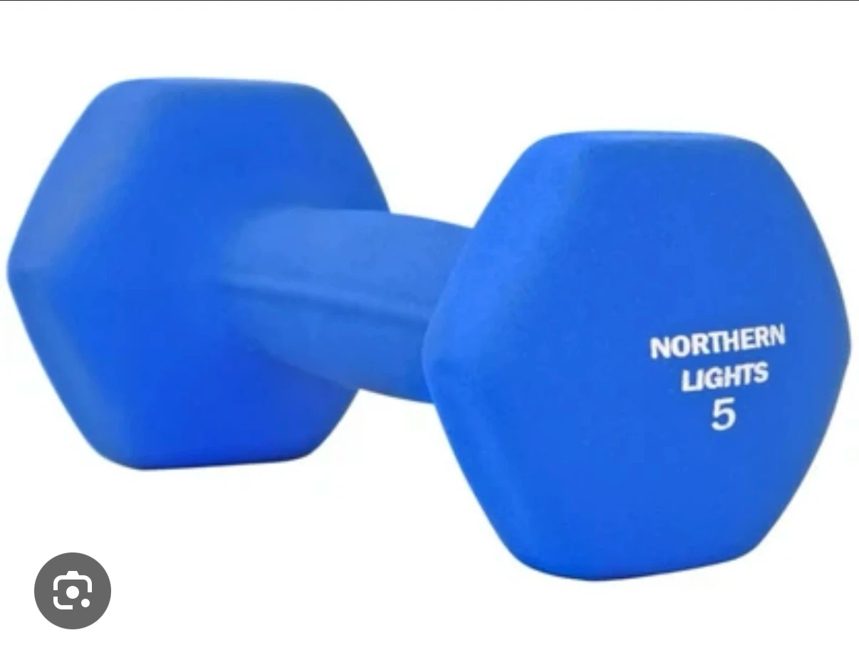 Pair of Northern Lights 5lb Dumbbells