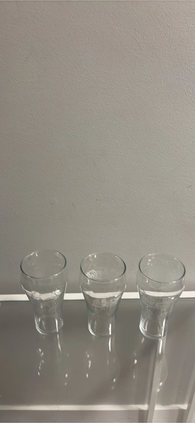Set of 3 Coca-Cola NHL Collector Glasses