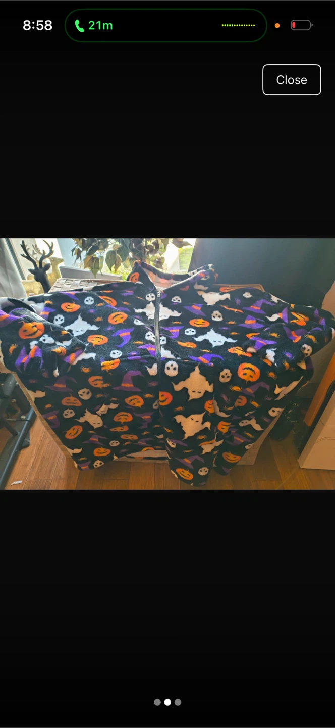 Weekending Halloween Fleece Zip-Up Hoodie - photo 2