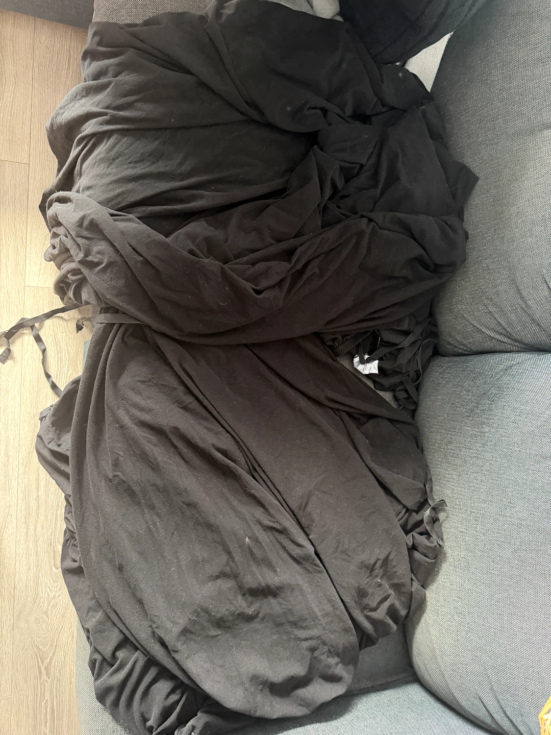 Dark Grey Sectional Sofa with Storage - photo 3