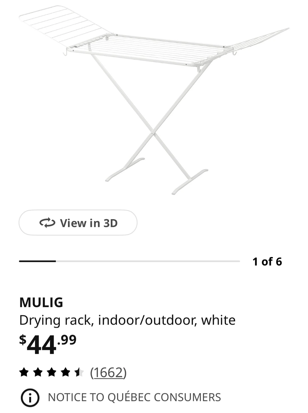 IKEA MULIG Drying Rack