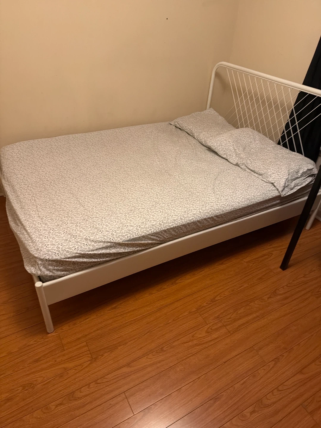 Queen Metal Bed Frame and desk with Chair