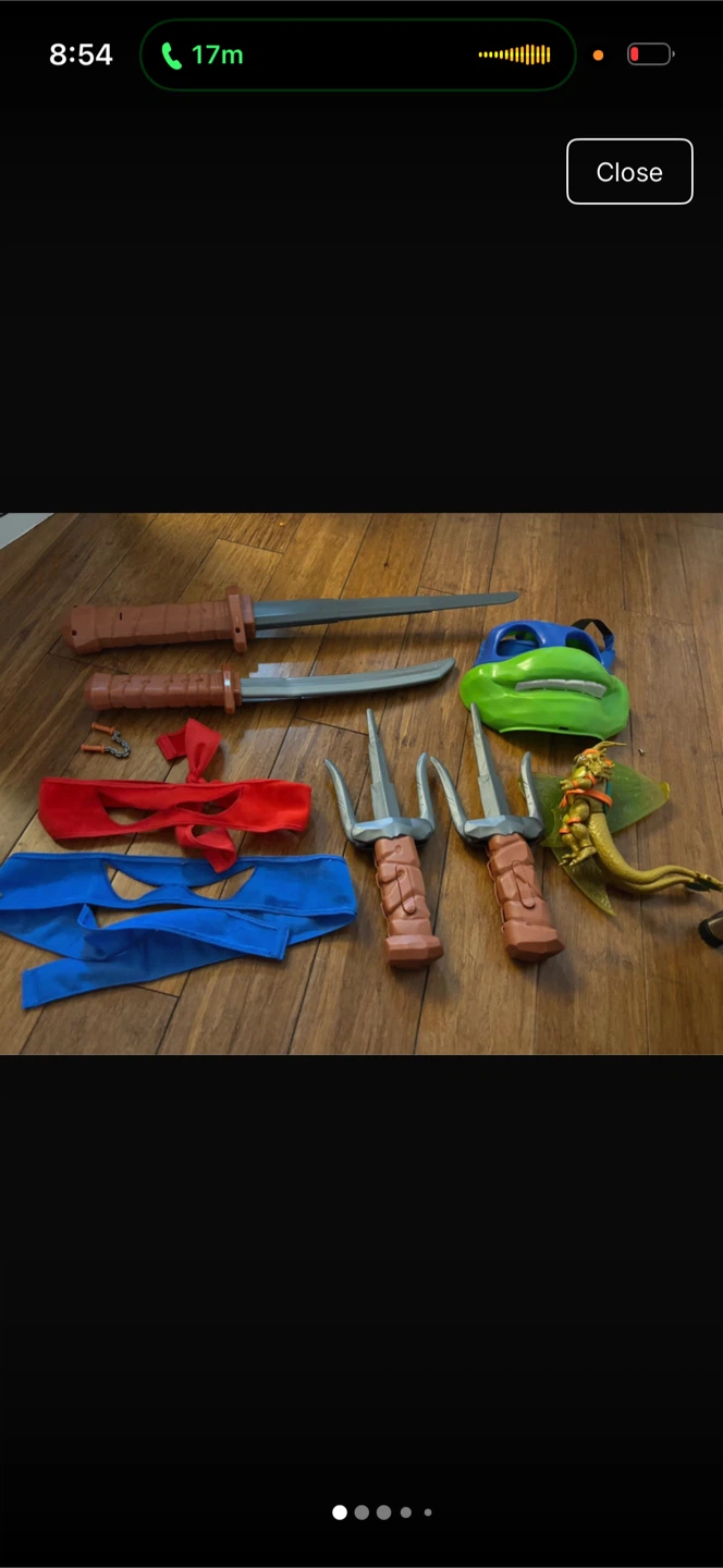 Teenage Mutant Ninja Turtles Costume Roleplay Set