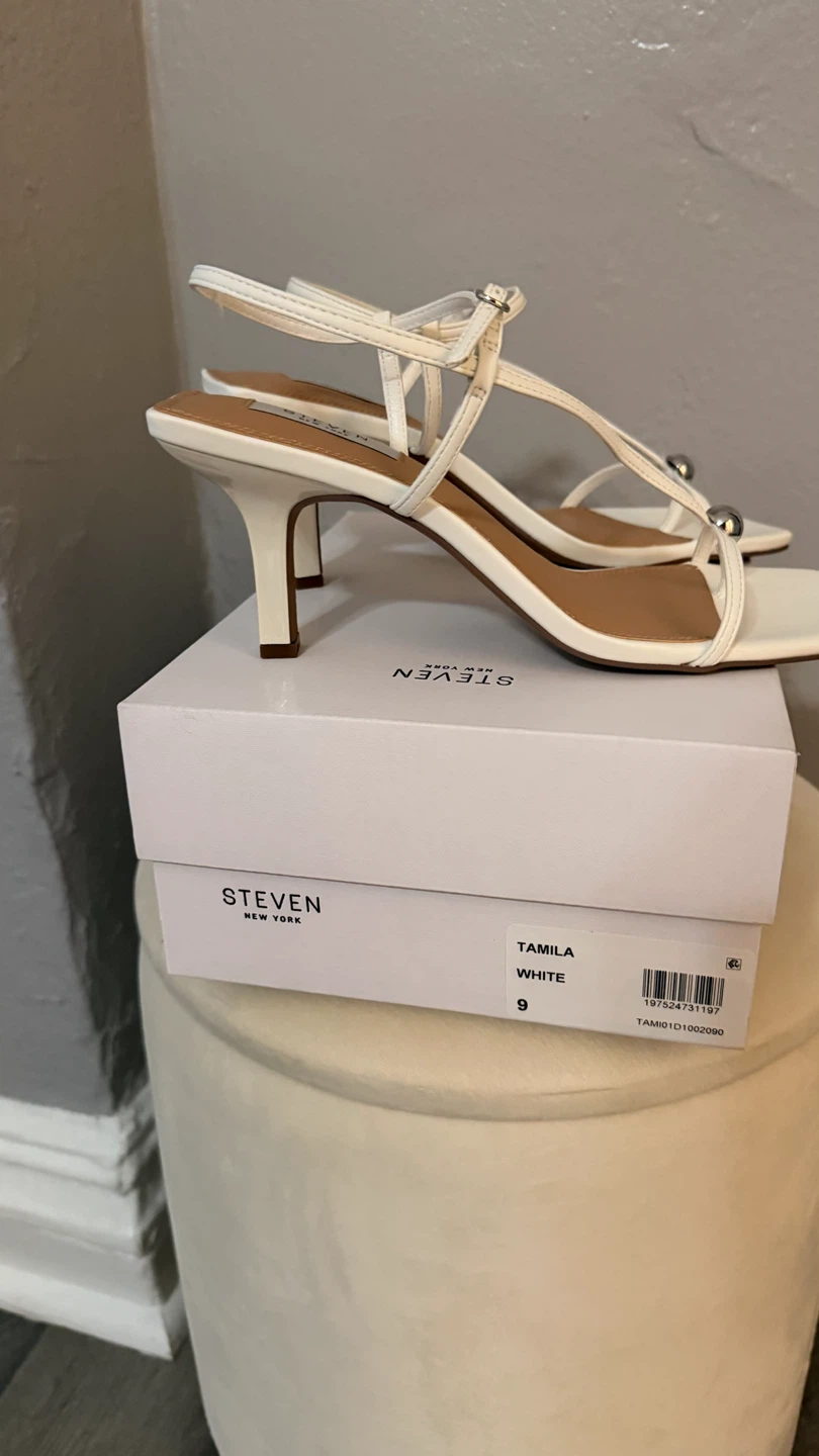 Steven New York Tamila White Heels - photo 2