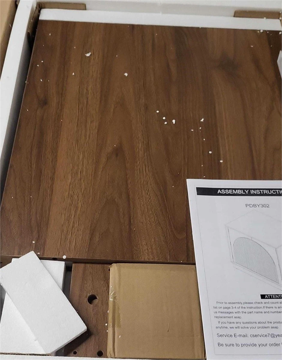 Cat Litter Box Enclosure Cabinet Walnut - photo 3