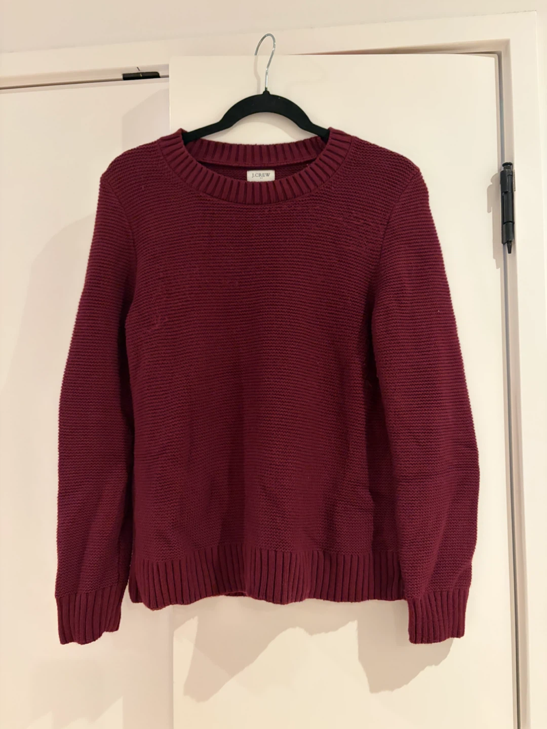 J.Crew Maroon Crewneck Sweater