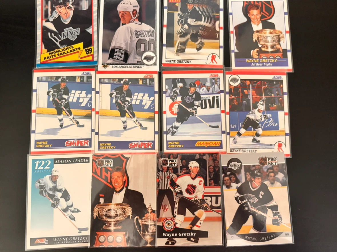 Wayne Gretzky NHL Hockey Card Collection