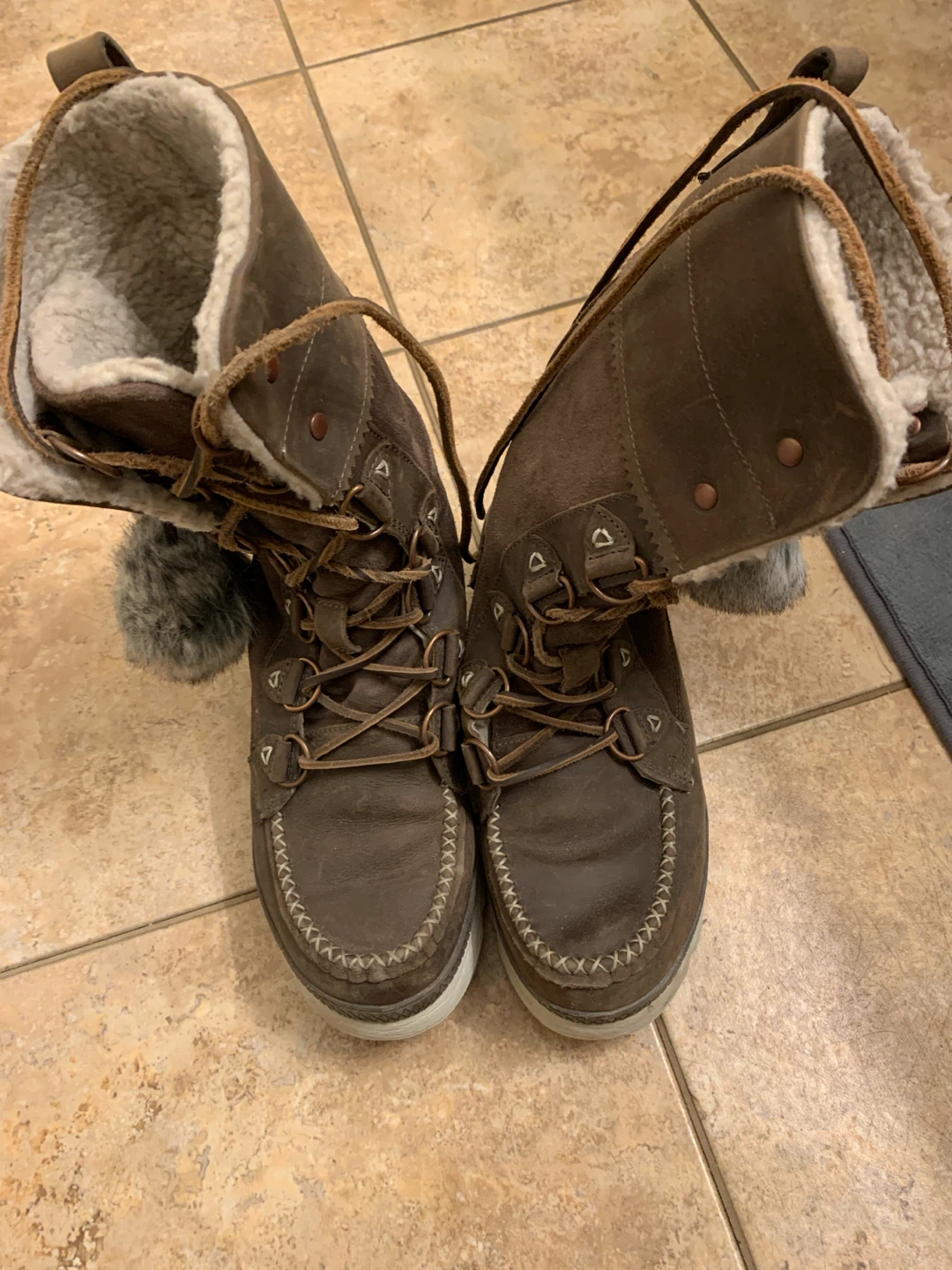 Manitobah Brown Winter Boots