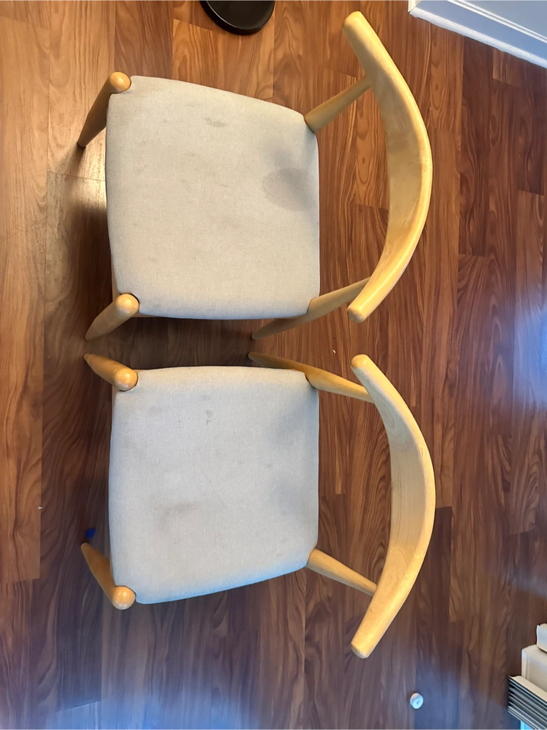 Set of Two Mid-Century Style Dining Chairs