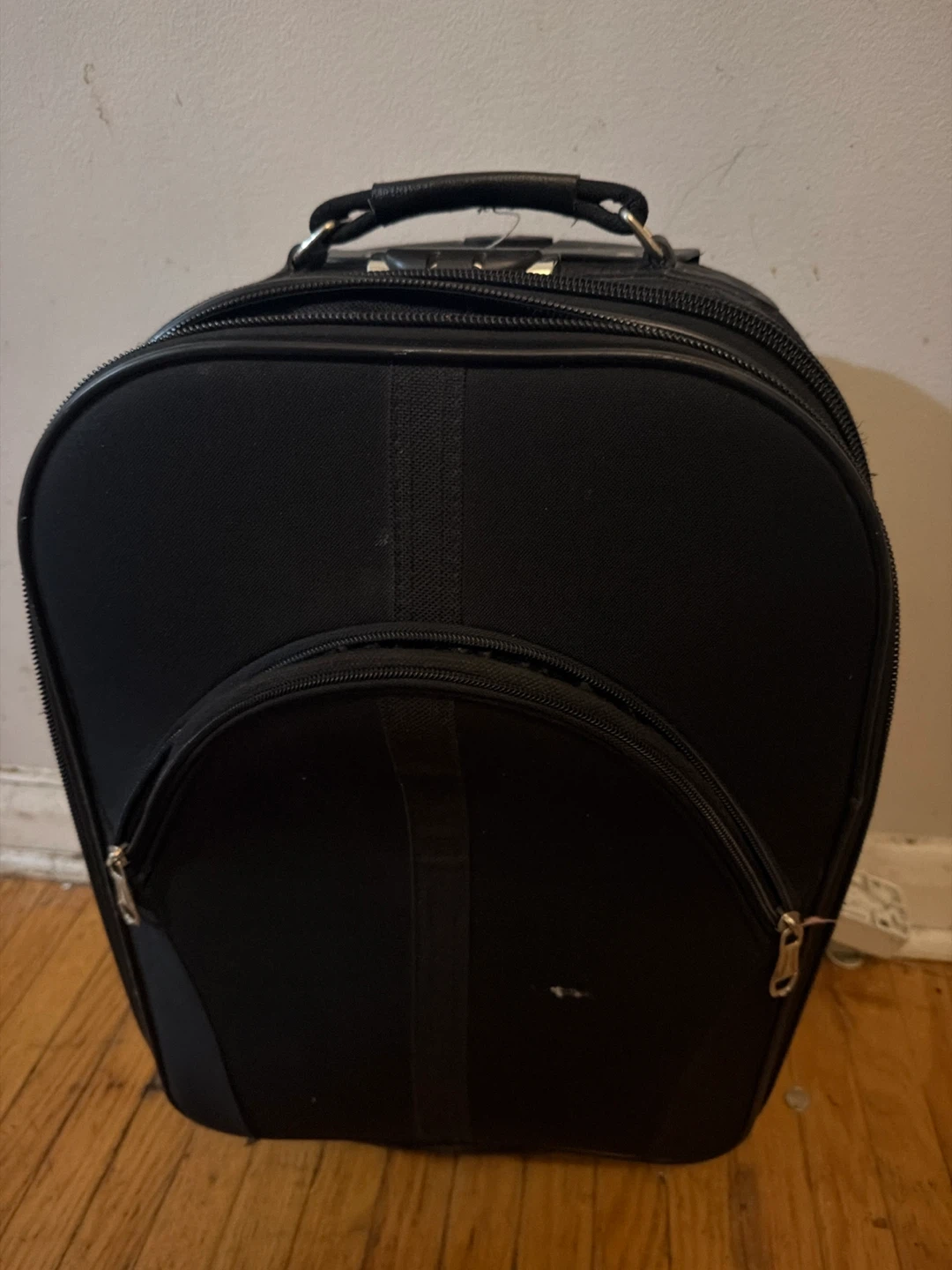 Black Carry-on Rolling Suitcase
