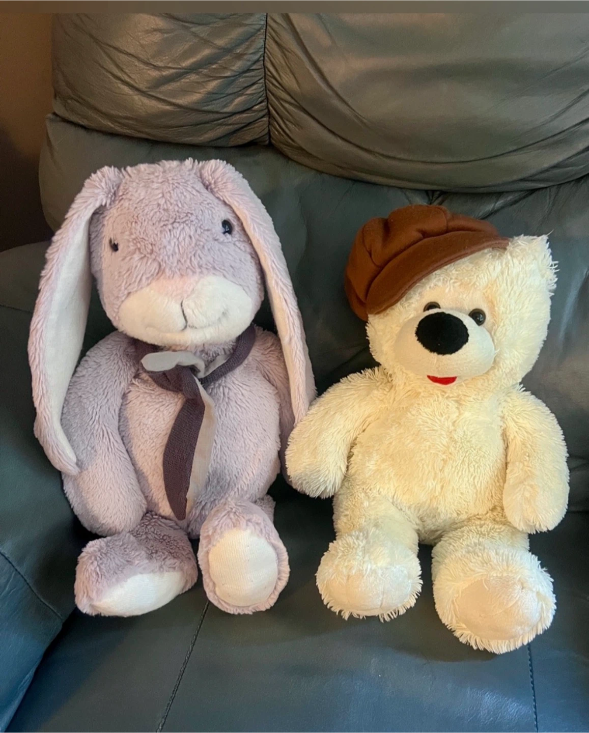 Hallmark Plush Bunny & Teddy Duo - Soft Plush Toys