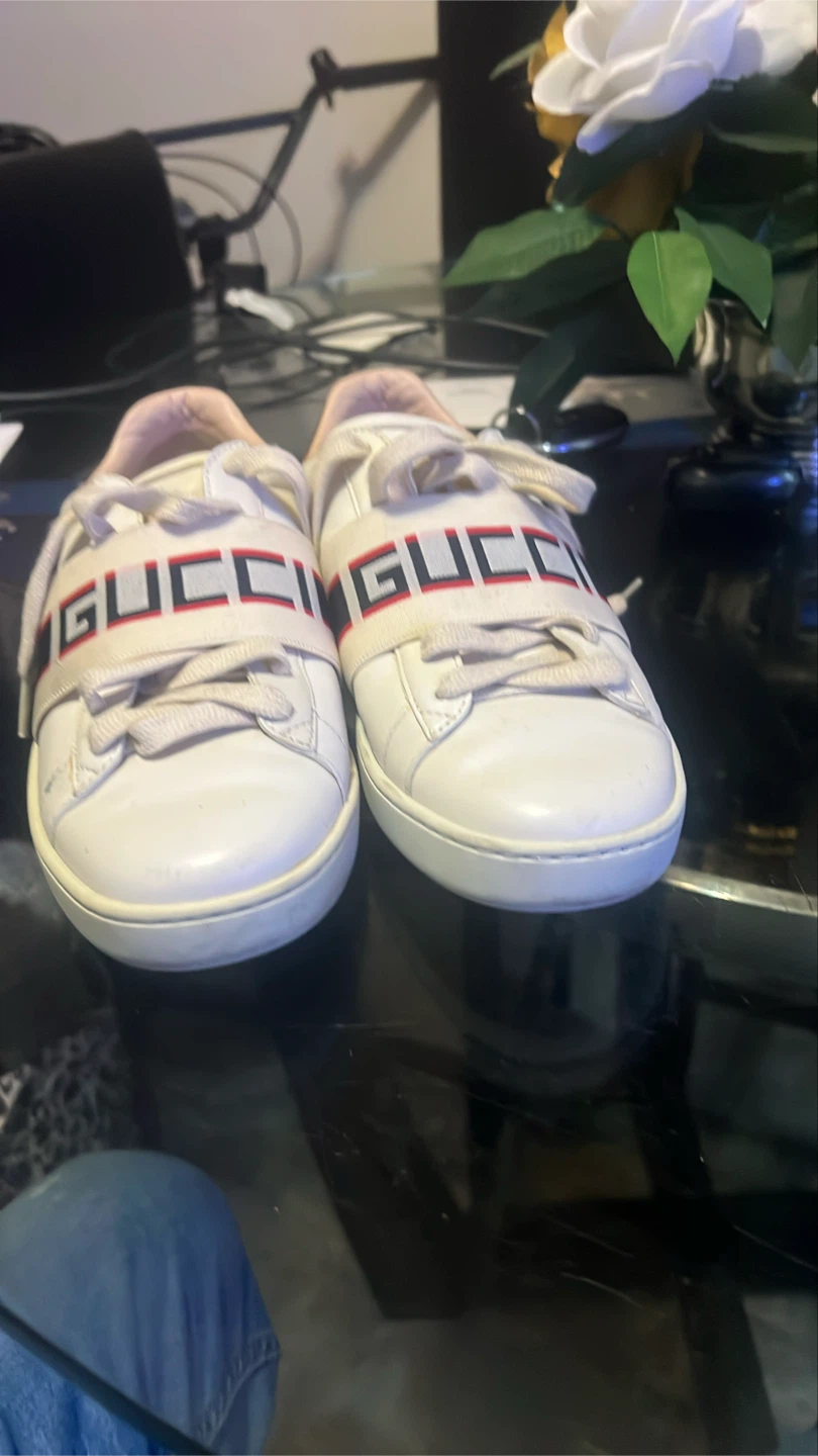 Gucci White Sneakers Size 36+ - photo 5