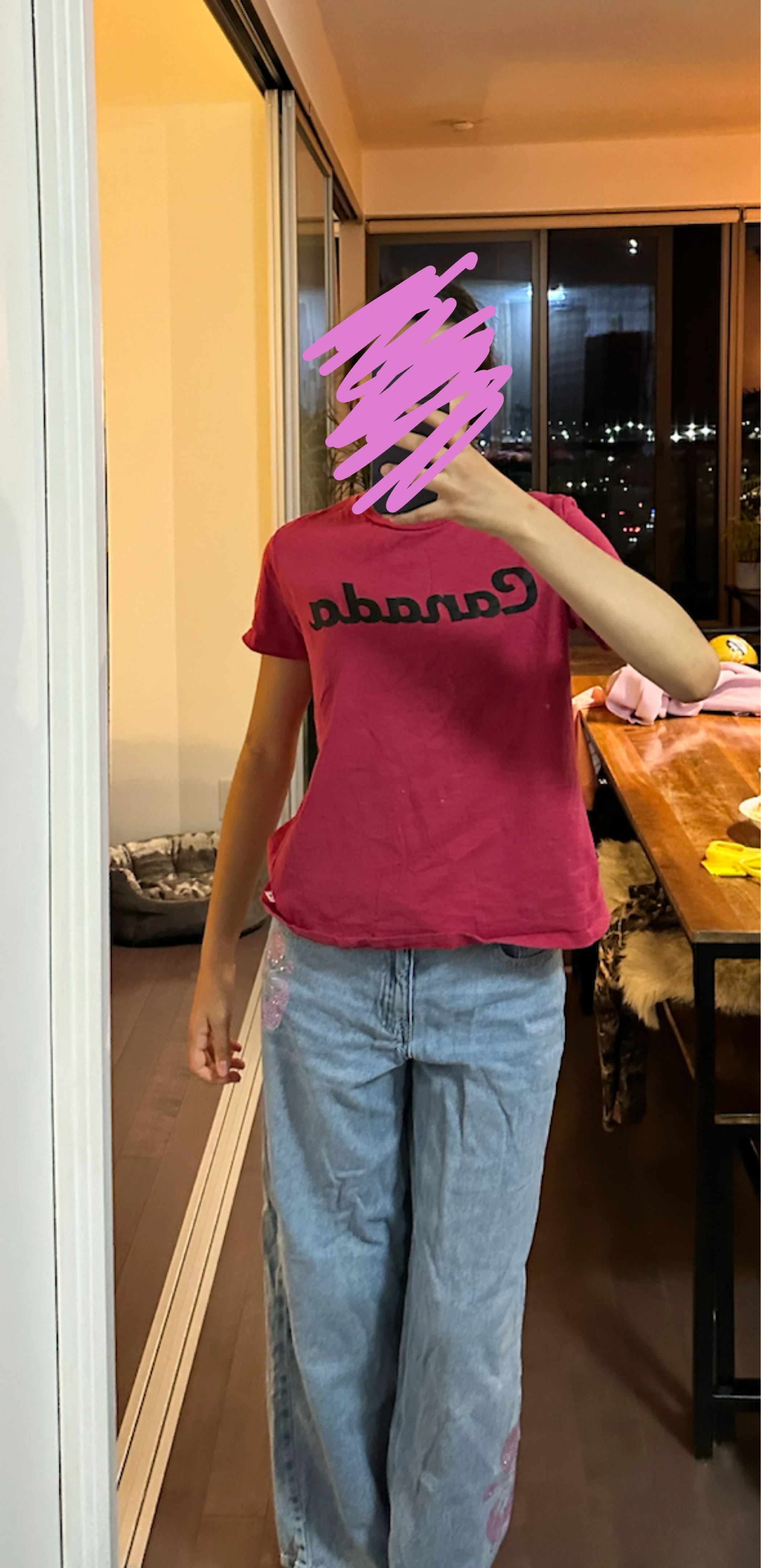 Red Canada Graphic T-shirt - photo 3