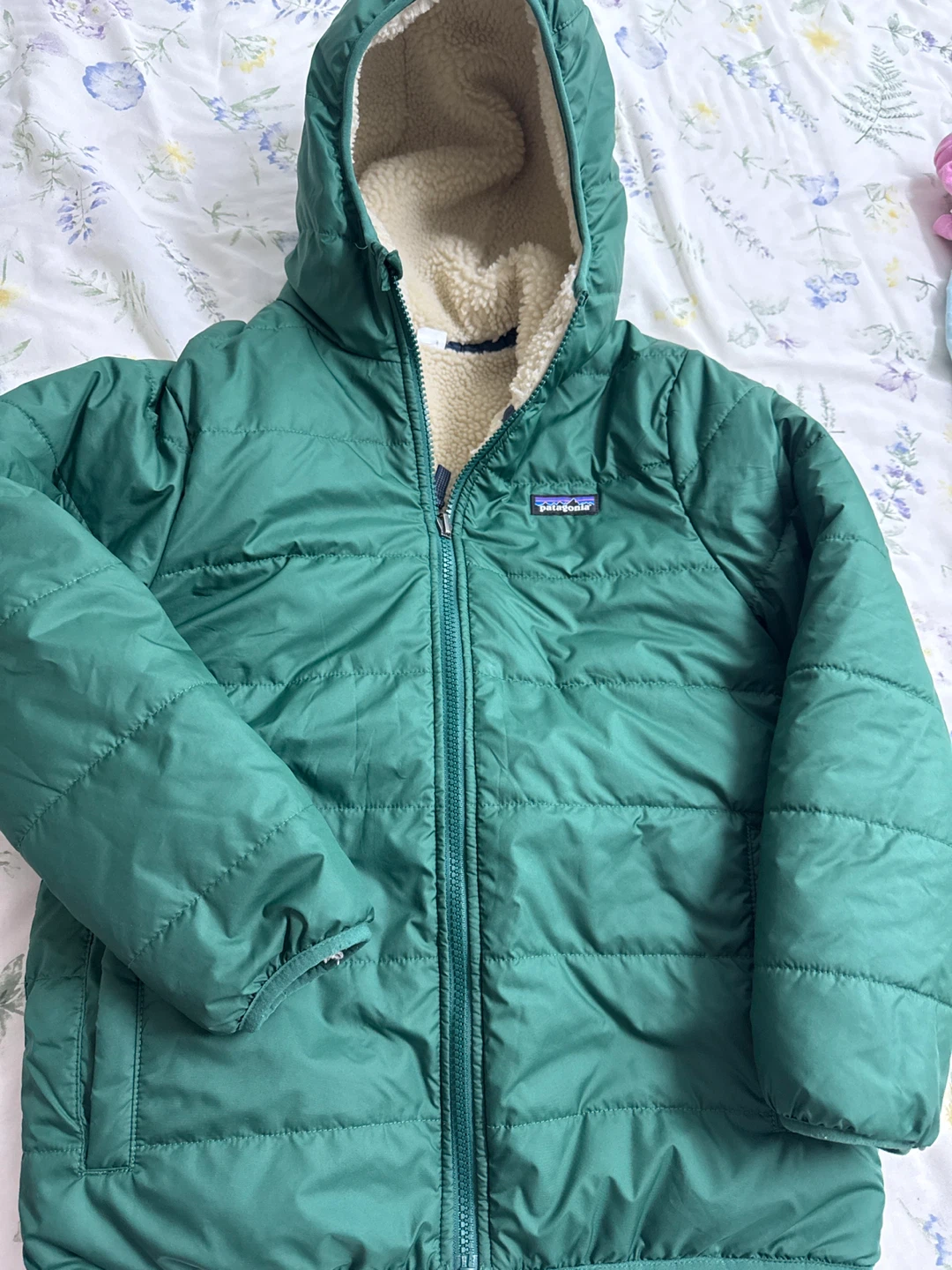 patagonia size 10 kids 2 in 1 jacket