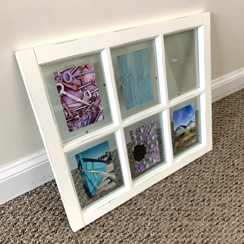 Multi Photo Picture Frame 6 Picture Collage Window Wall Photo
