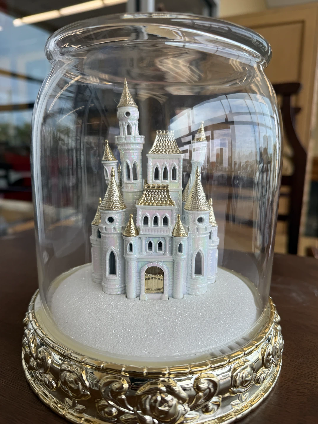 Disney Princess Lighted Castle Snow Globe - photo 5