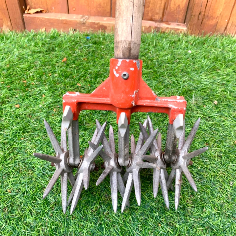 Garden Cultivator Rotary Soil Tiller Hand Tool Gardening Tool - photo 5
