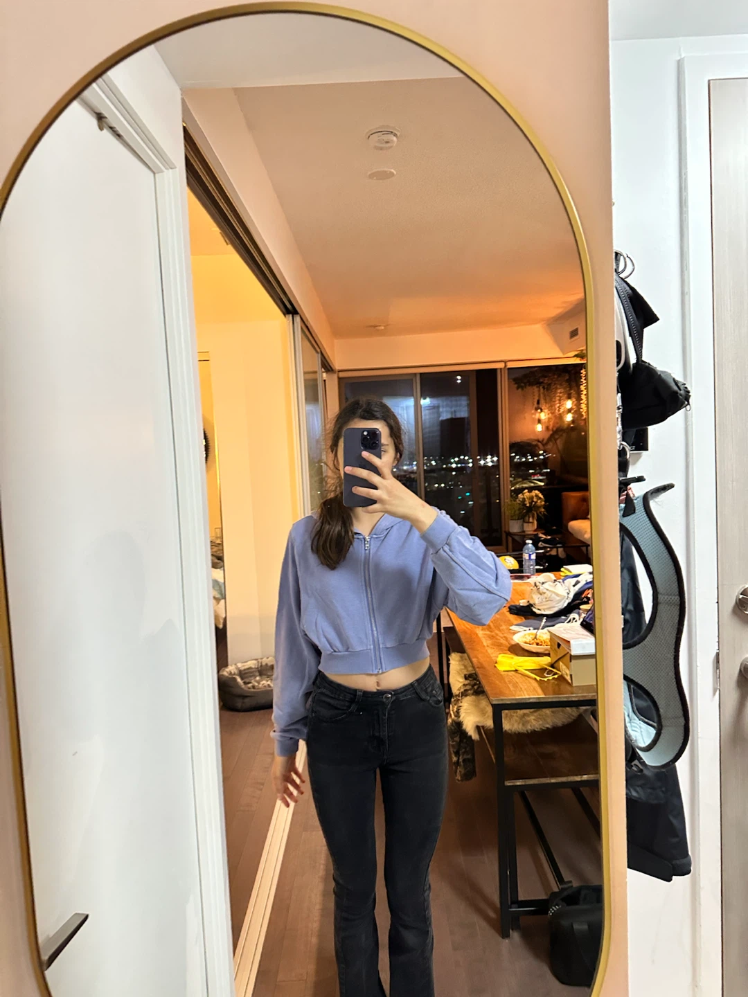 Alo Yoga Cropped Zip-Up Hoodie - photo 3