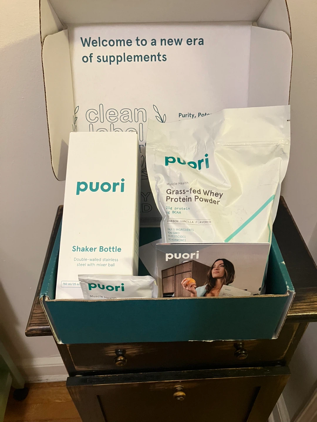 Puori PW1 Bourbon Vanilla Grass-Fed Whey Protein