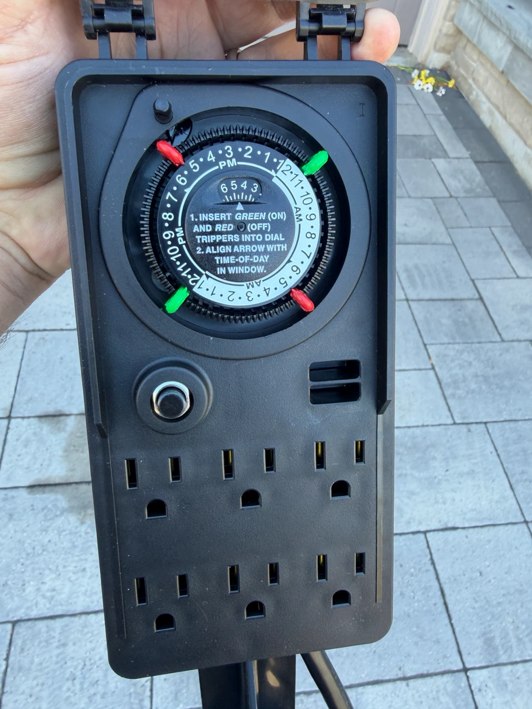 NOMA 24 Hour Outdoor Timer Stake
