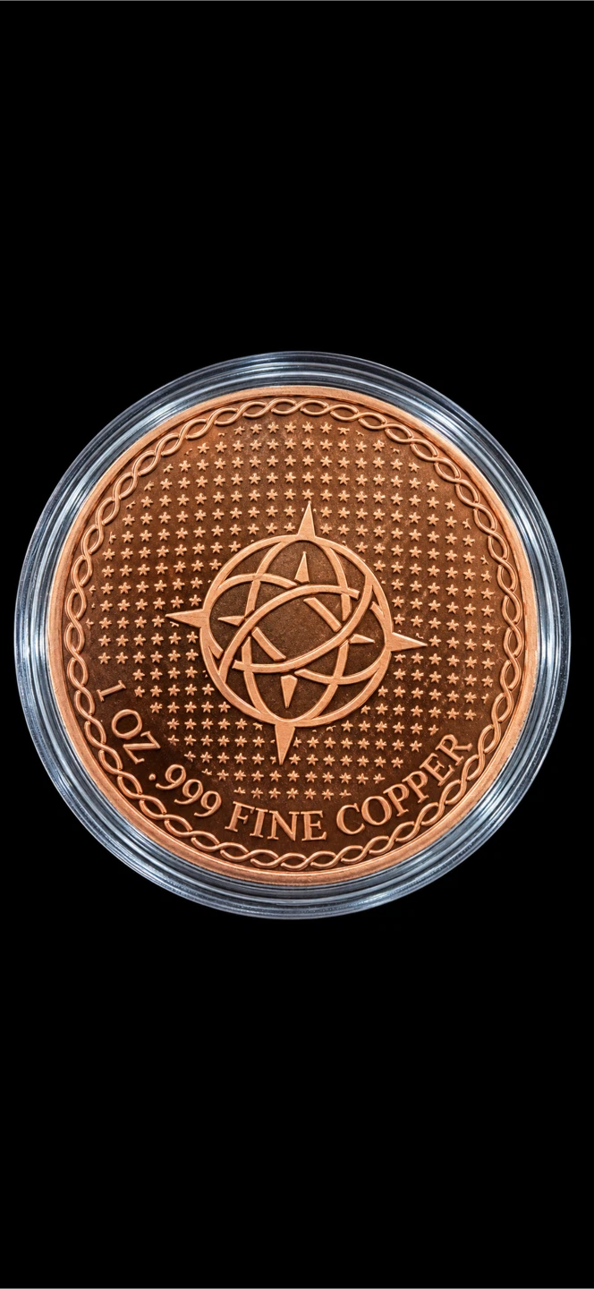 1 oz .999 Fine Copper Eagle Design Coin - photo 2