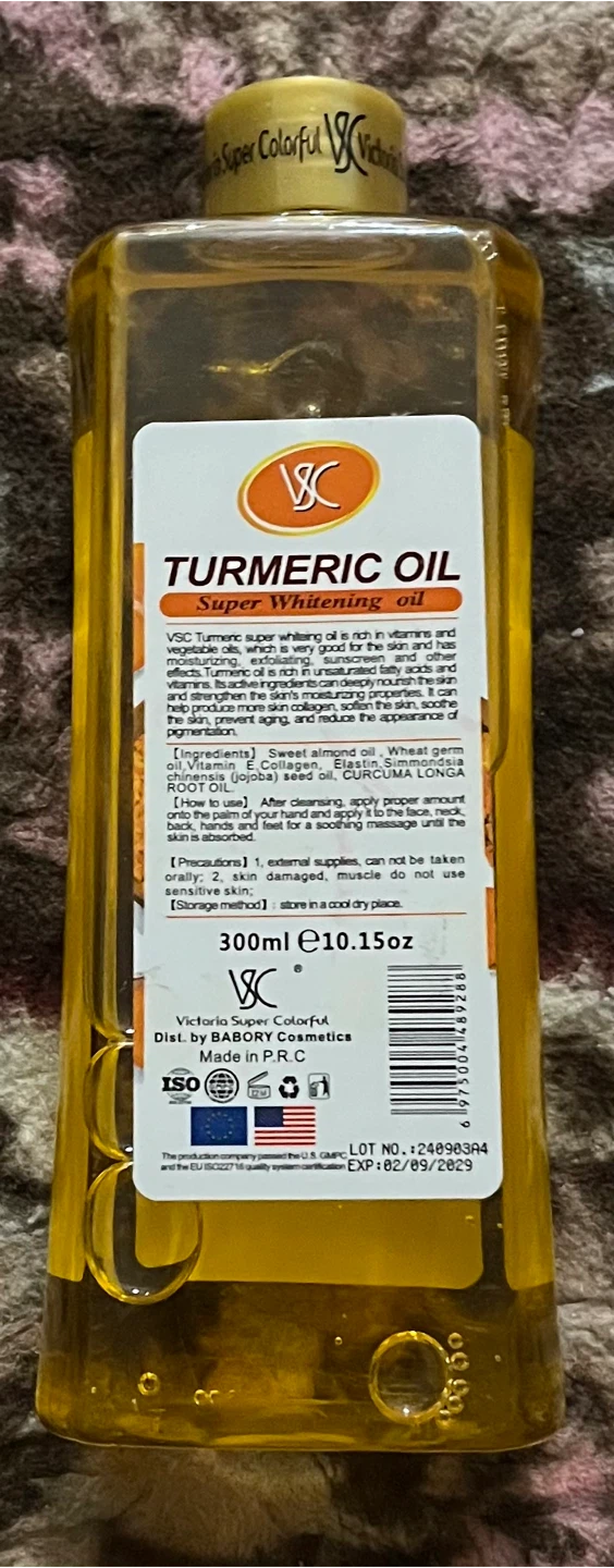 VSC Turmeric Super Whitening Oil 300ml - photo 2
