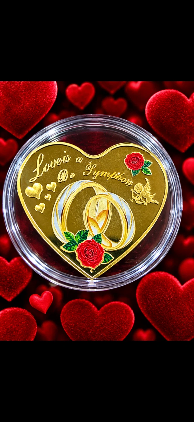 Heart Shaped Love Commemorative Token