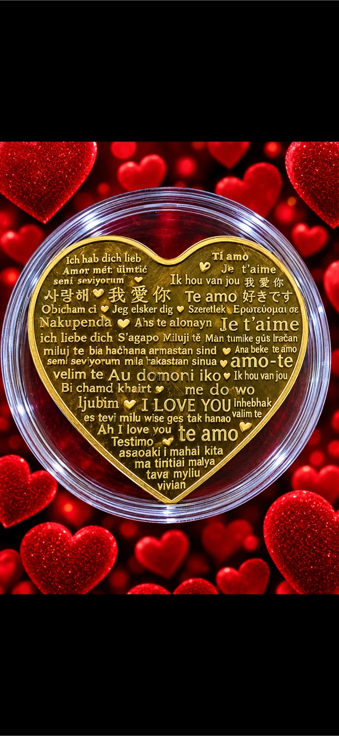 Heart Shaped Love Commemorative Token - photo 2